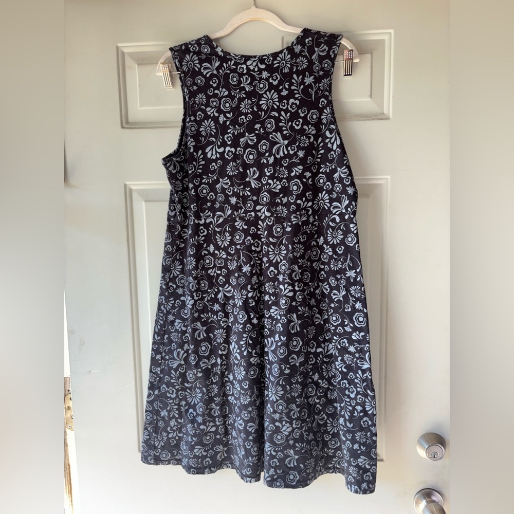 Fresh Produce navy floral sleeveless dress size M - Picture 4 of 4